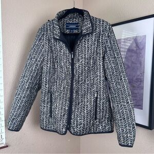 Lands' End Women's Chevron Patterned Jacket